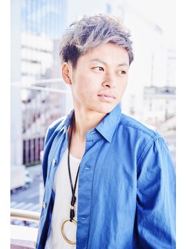 クレスト 近江八幡店(CREST) マッシュツーブロックメンズパーママッシュウルフメンズカット