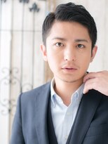 トニーアンドガイ メン 与野駅前店(TONI&GUY MEN)&nbsp;爽やか七三オールバックツーブロックショートe与野