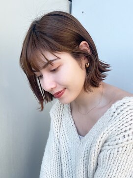 トリコ ショップアンドヘアサロン(tricot shop hair salon) 簡単スタイリング外ハネボブ/20代30代/表参道