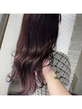 ヘアーメイク ジェルム(HAIR MAKE germe) brown×pink