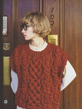 ドゥーア 代官山(Door) シルキーベージュで作るマッシュショート3