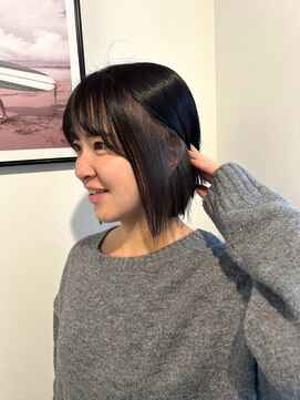 マリン(Marine) 20代30代イヤリングカラーグレージュボブ