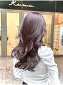 【kumu】 ロングレイヤー/ピンクカラー/栄/名古屋