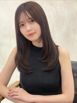 ユーフォリア 銀座(Euphoria)&nbsp;大人ガーリー　透明感　髪質改善　くすみカラー　モカベージュ