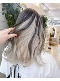 インナーカラー/ホワイトベージュ