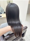 髪質改善縮毛矯正ストレート20代30代40代美髪暗めカラー横浜駅
