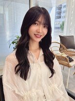 ビームズ トータルビューティー 西中島店(Bee ms Total Beauty)&nbsp;ゆるふわロングベージュカラーブリーチしない透明感カラー