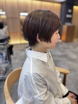 リファインド(REFINED)&nbsp;艶感グラデーションショート×グレージュ（イノアカラー）五十嵐