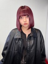 ベル(BEL) 【ハイトーンカラー】ワインレッド