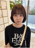 レイヤーボブ/ココアブラウン