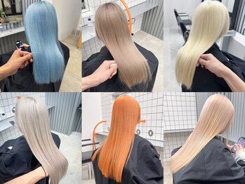 KIOX eko 栄駅/ケアブリーチ/デザインカラー/レイヤーカット/ハイトーン/髪質改善