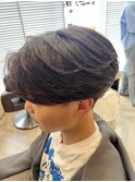 毛流れパーマ