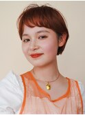 〈○23〉ショート韓国ボブハイライト髪質改善ブリーチ前髪20代