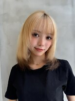 ロンド ストラーダ 心斎橋(Lond strada)&nbsp;レイヤーボブ×ハイトーン[心斎橋/髪質改善]