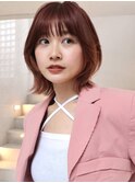 お洒落なレイヤーカットハッシュカットレイヤーボブ渋谷