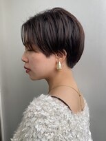 エアー 青山(AIR) 丸みショートシースルーバングくびれショートボブミニボブ