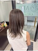 白髪ぼかしハイライト