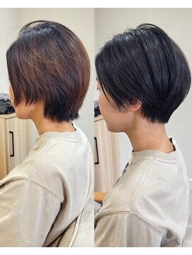 ムー(muu) 大人気ハンサムショート【高崎ショート/ショート/ショートボブ】