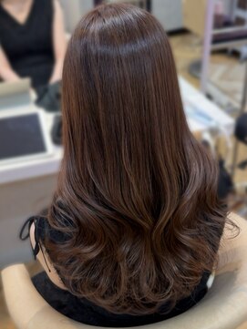 ロンド フィーユ(Lond fille) 暗めカラー/韓国レイヤー/マロンベージュ/くすみベージュ/銀座