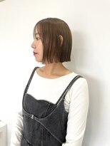 ハピネス 西大寺店(Happiness)&nbsp;ショートボブパーマ20代30代40代イヤリングカラー大人可愛い