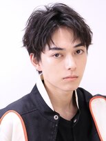 ルーシー 渋谷(LUCEY) センターパートフェザーパーマシャドウパーマメンズパーマ