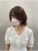 レイヤーカット×ボブ