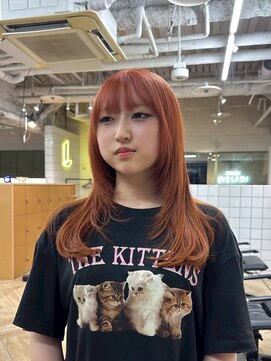 ラヴィズム(LUVISM) 顔周りレイヤー/ダブルカラー/髪質改善/ケアブリーチ万代新潟駅