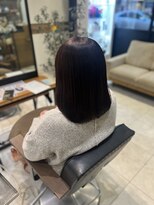 ケンジ 南林間(KENJE)&nbsp;艶髪×髪質改善×ブラウンモカカラー【南林間】