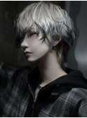 ホワイトエンドカラーウルフ
