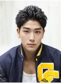 デキる男◎ビジネスツーブロック×スーツ◎スパイキーショート
