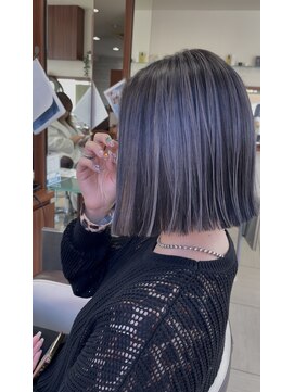 エーデル(EDEL) カット＋デザインカラー【切りっぱなしボブ＋アンブレラカラー】