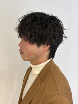 ニアウ 伊勢崎連取店(Niau) MEN’S HAIR/サーフカール/刈り上げセンターパート/伊勢崎