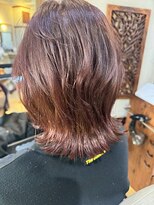 ヘアリゾート粋 ウナム 新宿東口店(enam)&nbsp;透明感ブラウン/ミディアムレイヤー/外ハネ