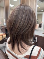 アリエス Aries 上赤江店&nbsp;★30代40代50代/白髪ぼかしハイライト/くびれレイヤー