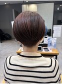 刈り上げピンクブラウン