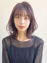 トゥーナ 表参道(tona)&nbsp;ミディアムレイヤー、外ハネボブ、グレージュ、脱白髪染め☆