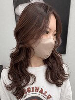 ビーシャンス(B.Chance)&nbsp;巻いても可愛い触覚×レイヤーカット×チェリーブラウンカラー