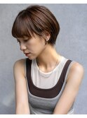 20代・30代_マッシュショート_丸みボブ