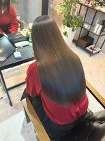 ヘアカラーファクトリー&nbsp;ロング/オリーブベージュ×髪質改善ベホマ/30代40代50代/久留米