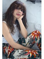 ミラバイグリーン(Mira by green)&nbsp;Summer Ice beige×無造作ウェーブ