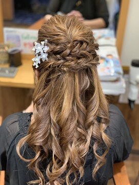 ヘアースタジオ ビームス 西江井ヶ島店(Hair Studio BEAMS) 結婚式お呼ばれヘアー