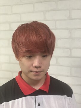 ベル 難波(Belle) 福嶋　裕人　※マッシュ＆ツーブロック＿ピンクカラー