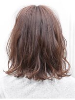 ボンドバイテトテ 三宮元町(BONDbytetote) ゆるふわセミウエットウェーブピンクベージュ【中谷ユウ】