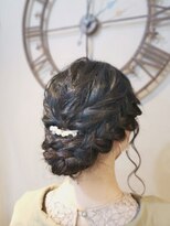 ヘアセットサロン ミント(Hair set salon MINT)&nbsp;編み込みアップスタイル