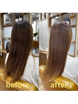 ナチュラル 富谷店(Natural)&nbsp;艶髪カラー×髪質改善ロイヤルトリートメント　富谷　成田　泉