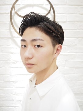 ヨシザワインク プレミアム 横浜 桜木町店(YOSHIZAWA Inc. PREMIUM) メンズビジネスツーブロック束感メッシュ風リバースショート