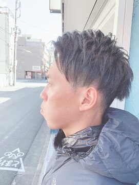 ティダ(tida) メンズショート アップバング