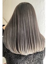 ラフィスヘアー サンティエ 広島駅前店(La fith hair santie)&nbsp;【La fith】アッシュグレージュ×ナチュラルウェーブ