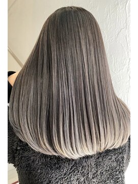 ラフィスヘアー サンティエ 広島駅前店(La fith hair santie) 【La fith】アッシュグレージュ×ナチュラルウェーブ