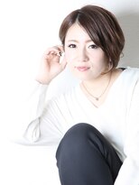 クラク 笹塚店(KURAKU)&nbsp;[KURAKU] 耳掛けマッシュショート/30代/40代/前髪あり/パーマ